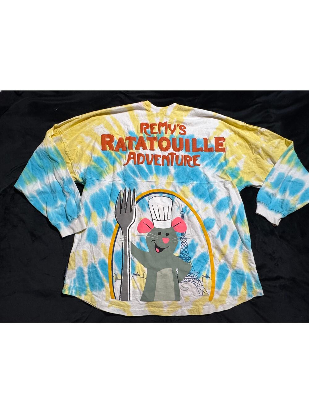 Disney Spirit Jersey REMY'S RATATOUILLE ADVENTURE Tie Dye Shirt XL